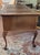 1970s Fine Vintage Chippendale Leather Top Desk For Sale - Image 5 of 16