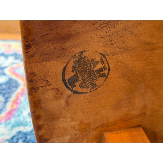 Wood Mid 20th Century Heywood-Wakefield Old Colony Solid Birch Step Table, 607-G For Sale - Image 7 of 7