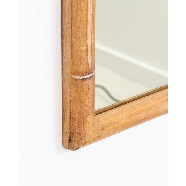 Faux Bamboo Mirror For Sale In New York - Image 6 of 8