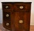 1920s Antique English Regency Flame Mahogany Banded Satinwood Half-Moon Demi-Lune For Sale - Image 16 of 16