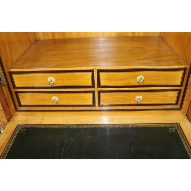 Rouge Marble Jewelery Quality Bronze Secretary Desk by Jules Piret For Sale - Image 15 of 17