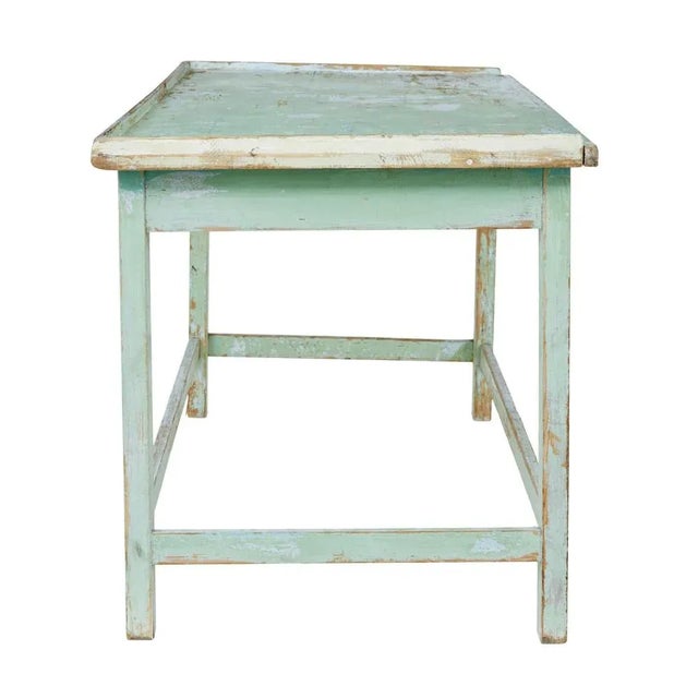 19th Century Swedish Painted Baking Table For Sale - Image 6 of 9