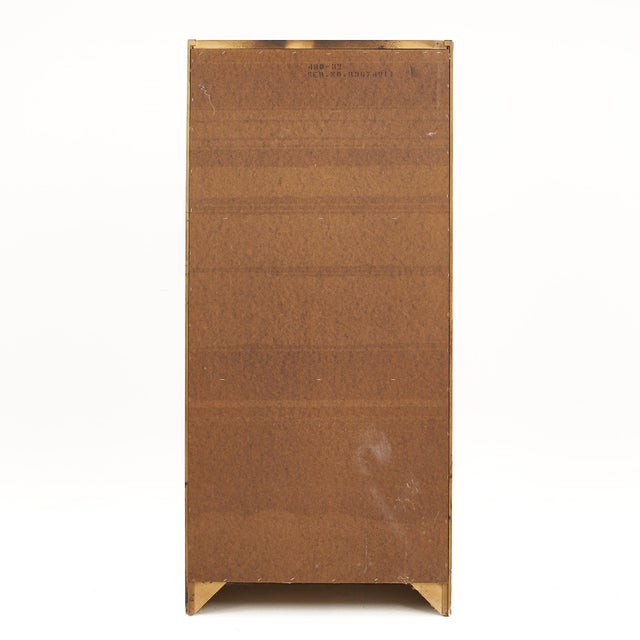 Lane Brutalist Mid Century Staccato Walnut Drop Down Bar Chairish