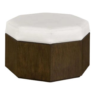 Woodbridge Furniture Jewel Bunching Ottoman, Mink Finish For Sale