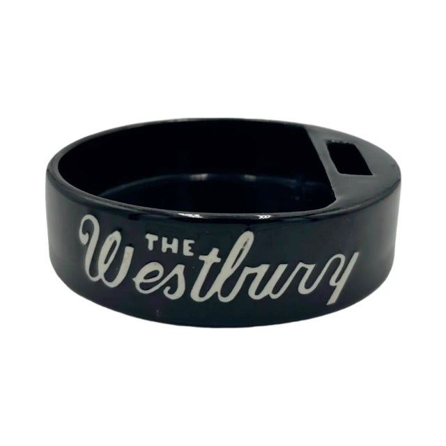 Vintage the Westbury Hotel Polo Bar Black Ashtray Catchall Dish For Sale - Image 12 of 12