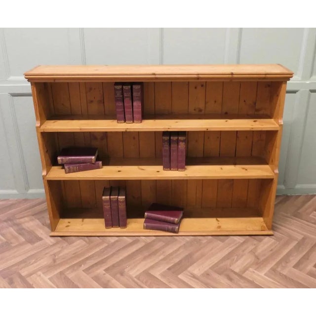 Vintage Pine Bookcase, 1960 For Sale - Image 4 of 8