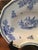 Antique French Faience Malicorne blue and white barber’s bowl by Emile Tessier. This is able to be hung on a wall for...