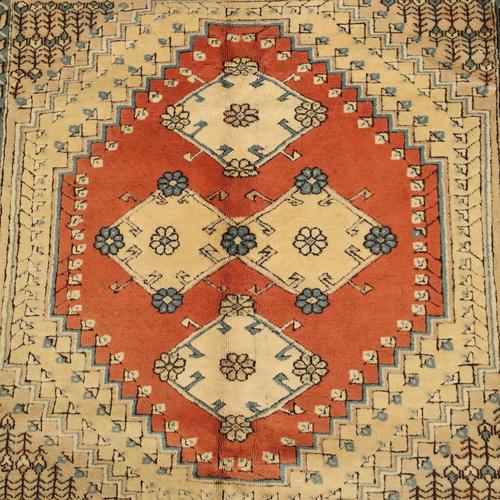 Vintage Turkish Kars Rug For Sale - Image 4 of 9