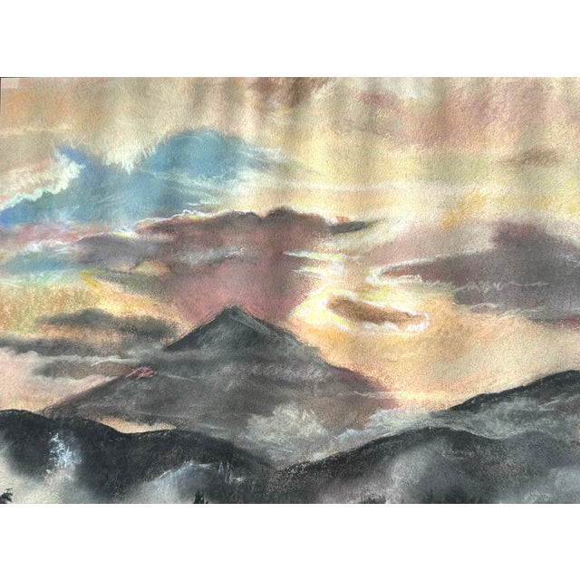 Pastel Landscape by Perry Nichols For Sale - Image 10 of 12
