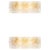 Brass and Handmade Glass Wall Lamps, Set of 2 For Sale - Image 6 of 6