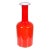 Red Glass Vase from Otto Brauer Holmegaard For Sale