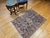 1900 - 1909 Vintage Persian Heriz Karajah Rug, Hand-Knotted Wool, Geometric Pattern, Blue & Rust-Red, 3x4 For Sale - Image 5 of 14