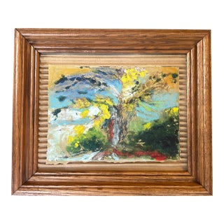 1970’s Original Abstract Expressionist Landscape Monoprint For Sale