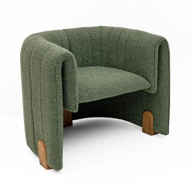 Italian Bouclè Armchairs, 2000s, Set of 2 For Sale - Image 11 of 12