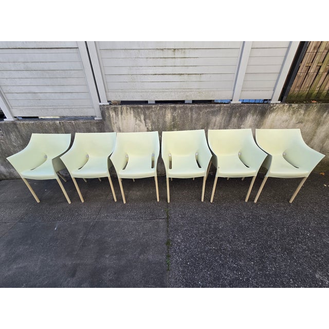 6 DR. NO Armchairs by Philippe Starck for Kartell, 2010, Set of 6, in Very Good conditions. Designed from 2000 This piece...