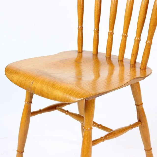 Oak Dining Chairs, 1960s, Set of 4 For Sale - Image 10 of 15