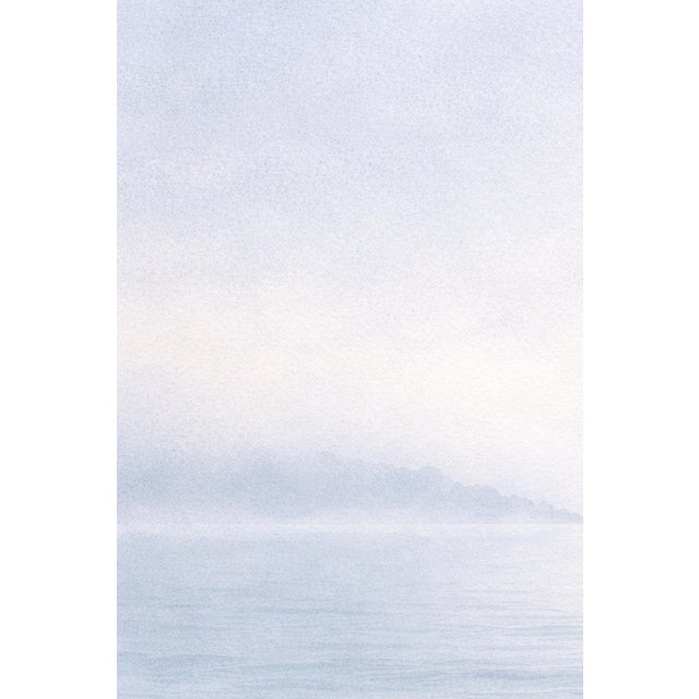 Minimalist Coastal Shoreline, Soft Seascape Art Print, 24″ × 36″ For Sale In Buffalo - Image 6 of 9