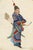 An original 18th-century gouache painting – Canton School, Qing Dynasty Archer Soldier.This is one of an outstanding set...
