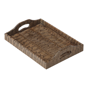 Mid-Century Modernist Python Skin Tray by Karl Springer