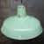 Industrial Vintage French Industrial Green Enamel Pendant Light For Sale - Image 3 of 5