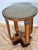 Maitland - Smith Late 20th Century Maitland-Smith Art Deco Style Round Burlwood and Glass Accent Table For Sale - Image 4 of 17