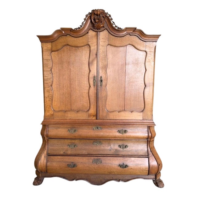 Mid 19th Century Dutch Armoire For Sale