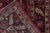 Textile Antique Hooked Rug in Rich Burgundy With Beige and Purple Floral Patterns For Sale - Image 7 of 7