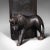 Black 1900's Pair of Antique Carved Lion Bookends For Sale - Image 8 of 11
