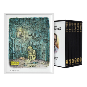 TASCHEN Books Robert Crumb "Sketchbooks 1982-2011" 6-Volume Boxed Set and Signed Print, Limited Art Edition, 7 Pieces