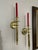 Vintage Brass Neoclassical Style Candle Wall Sconces - A Pair For Sale - Image 18 of 18