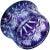 Amethyst Purple Crystal-Cut Vase For Sale - Image 4 of 8