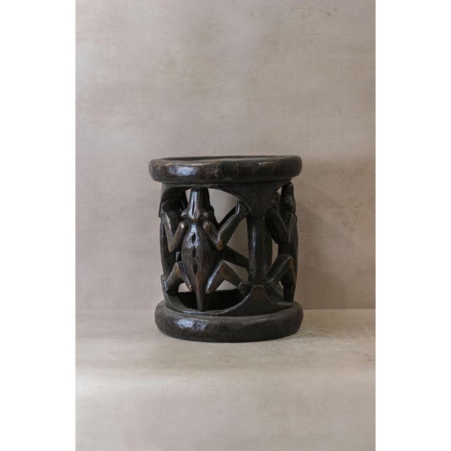 Vintage Baule Wood Side Table For Sale - Image 5 of 5