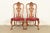 Berkey & Gay Antique Georgian Burled Walnut Side Chairs or Dining Chairs, Pair For Sale - Image 13 of 13