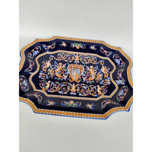 Ceramic Earthenware Tureen and Tray from Gien, 1970s, Set of 3 For Sale - Image 7 of 18