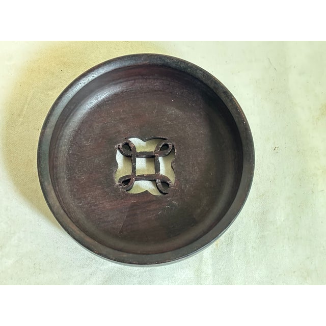 Asian 1990s Wood Jar Lid For Sale - Image 3 of 7