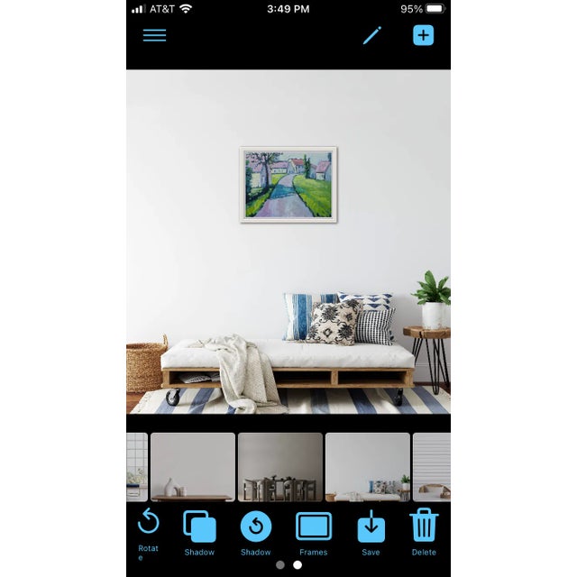 Modern Contemporary Oil Painting Landscape For Sale - Image 10 of 12