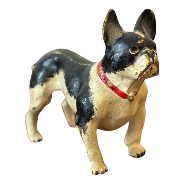 Viennese Bronze Animal Figure French Bulldog from F. X. Bergmann, 1890s For Sale