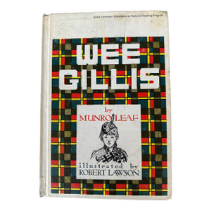 Vintage Children's Picture Book Wee Gillis Scottish Tale