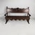 Italian antique wooden bench, 1820s Bench made entirely of wood. The backrest is high and slightly curved and inclined,...