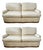 Pair of Century Furniture Upholstered Silk Sofas With Scalamandre Fabric For Sale