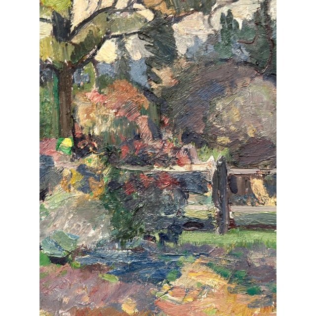 Bengt Crantz, Layered Landscape, 1950s, Oil on Panel, Framed For Sale - Image 12 of 18
