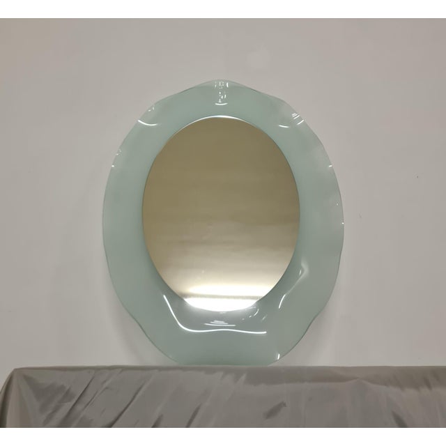 Onda Model Mirror attributed to Nanda Vigo for Glas Italia For Sale - Image 13 of 13