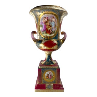 19th Century Large Royal Vienna Porcelain Urn. For Sale