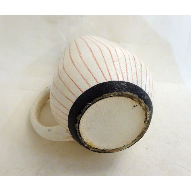 1950s Large Earthenware Sangria Pitcher, 1950 For Sale - Image 5 of 12