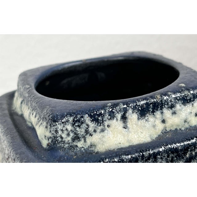 Mid-Century Modern West German Pottery WGP Fat Lava Vase from Dümler & Breiden, 1960s For Sale - Image 9 of 18