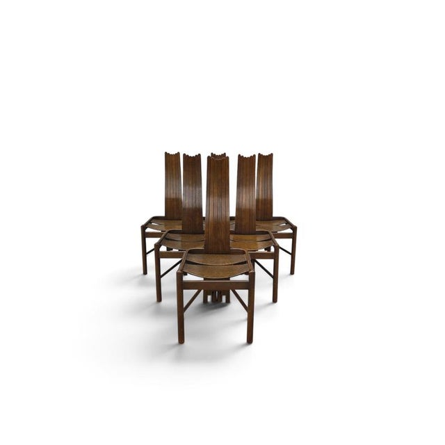 Norwegian Dining Chairs from Allmilmö, Set of 6 For Sale - Image 5 of 8