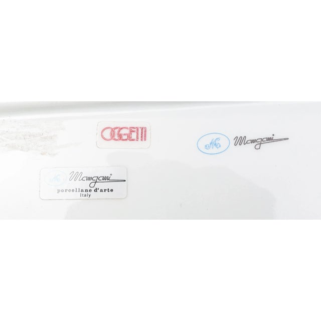 Vintage Oggetti Mangani Italy Huge Porcelain Covered Vegetable Soup Tureen For Sale - Image 10 of 11