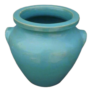 Early 20th Century Turquoise Gladding McBean Pottery Vase