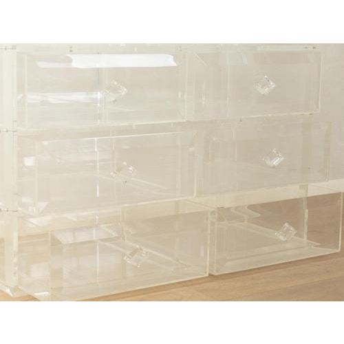 Vintage Acrylic Wardrobe, 1980s For Sale - Image 4 of 11