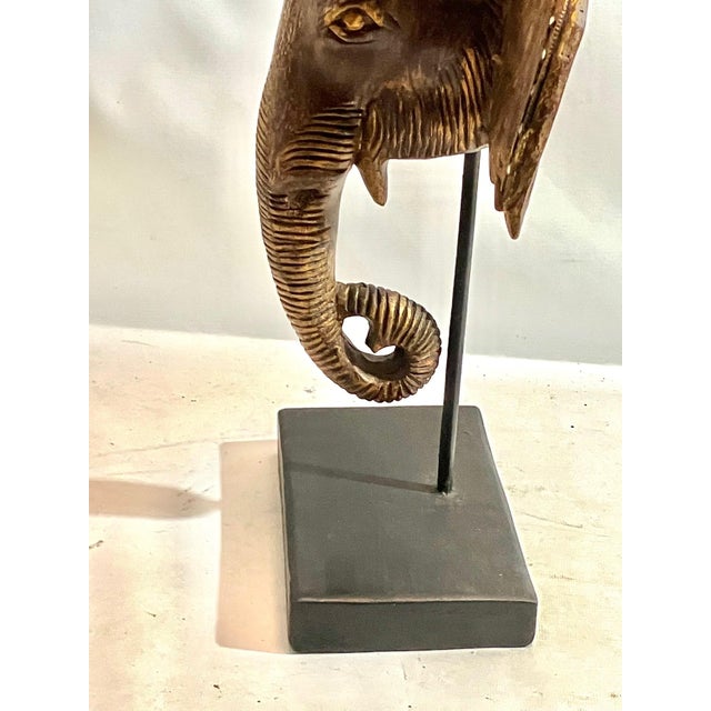 Wood Golden Elephant For Sale - Image 7 of 14